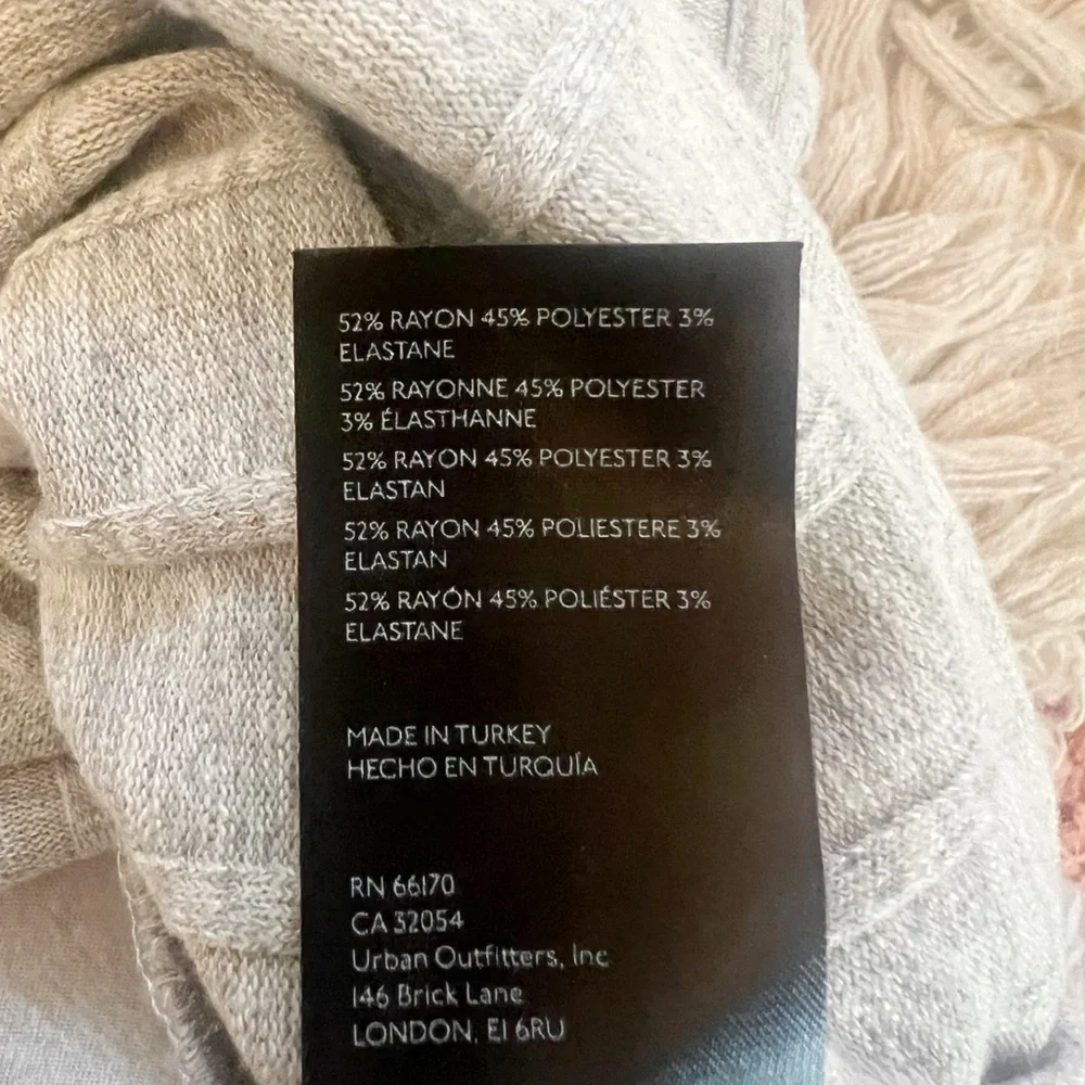 Medium Anthro Grey Ribbed Top - Picture 5 of 5